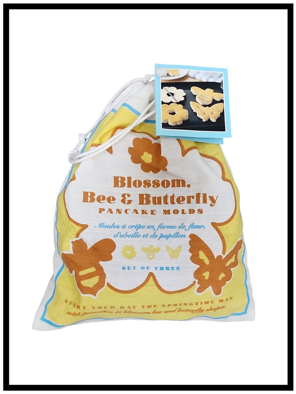 NWT Vintage Williams Sonoma Nonstick Pancake Molds Spring Bee Butterfly Blossom